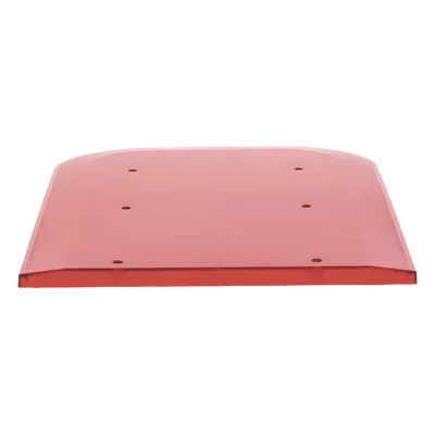 Domo lateral de reemplazo / Policarbonato rojo / Compatible X67 / 0.3 m (1 pie) aprox.
