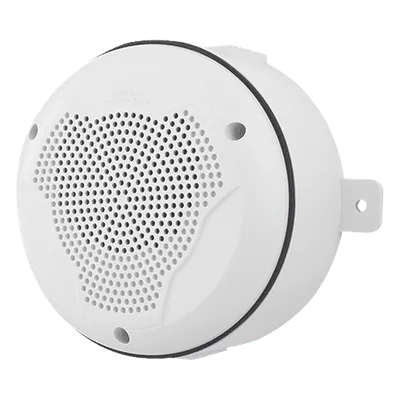 Bocina para exterior de montaje en techo / -40°C a 66°C / NEMA 4X e IP56 / Candelas ajustables / 131 ft rango de temperatura