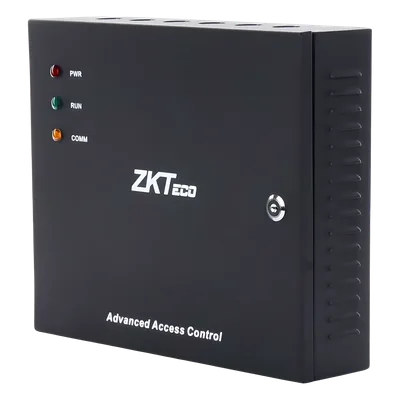Controlador de Acceso 4 Puertas / 3,000 Huellas / 30,000 Tarjetas / TCP-IP / Gabinete Metálico con Fuente 12V 5A
