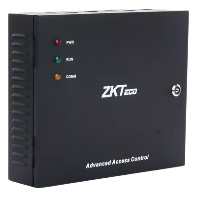 Controlador de Acceso 4 Puertas / 3,000 Huellas / 30,000 Tarjetas / TCP-IP / Gabinete Metálico con Fuente 12V 5A