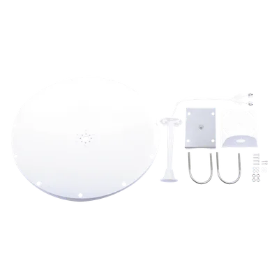 Kit de Antena y Radomo / 28 dBi / 4.8-6.5 GHz / 15 km / 0.6 m (1.97 ft) / N-Macho