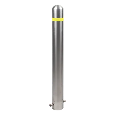 Bolardo Fijo / Acero Inoxidable SS304 / 900 mm (2.95 ft) / Ø 114 mm / Espesor 2 mm / Operación Manual