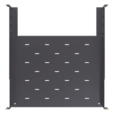Charola para Rack / 1U / Profundidad Ajustable 347 a 489 mm (1.14 a 1.60 ft) / Carga 20 kg / 4 Postes / Acero Calibre 16-18