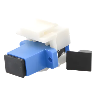 Acoplador Keystone / Fibra Óptica Monomodo / SC/PC Simplex a SC/PC Simplex / Tolerancia ±0.10 a ±0.25 dB / Material ABS
