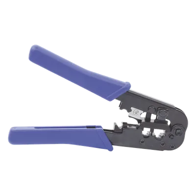 Pinzas para Terminación de Conectores / RJ45/RJ11/RJ12 / Cable UTP Cat5/Cat5e / Diseño Ergonómico / Cable Telefónico Plano