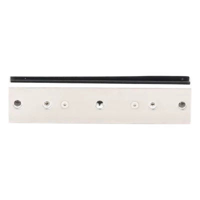 Soporte de Montaje en U / Vidrio 1/2" / Cargas 600, 750 y 1200 lbs / Ajuste por Opresores / Chapas Magnéticas