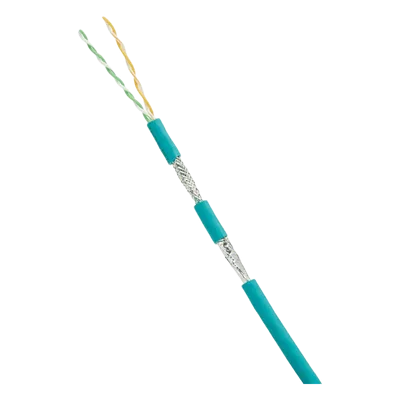 Cable Blindado SF/UTP Cat 5e / 2 Pares / 24/7 AWG / 600V / -40°C a 80°C / Resistente Aceite y UV / 305 m (1000 pies)