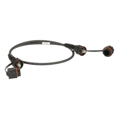 Cable Patch Ethernet Industrial / Cat6A Blindado S/FTP / IP65/IP67 / 10 m (32.8 ft) / -20°C a 70°C / Contactos Dorados 50µ
