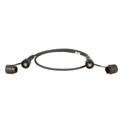 Cable Patch Industrial / Cat6A Blindado S/FTP / IP65/IP67 / 2 m (6.6 ft) / Conectores Industrial y RJ45 / -20°C a 70°C