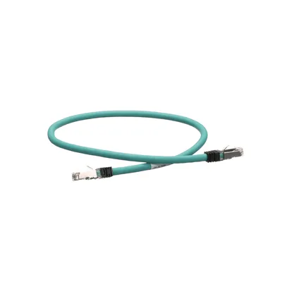 Patch Cord Industrial Cat5e / SF/UTP / 24 AWG / 600V / 60 cm (1.97 ft) / TPE / Aqua