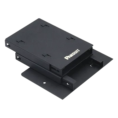 Soporte para 2 Casetes HD Flex / 12 Puertos / 4.1" (104.1 mm) Ancho / 5.98" (151.9 mm) Alto / Negro