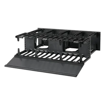 Organizador de Cables Horizontal / Doble Frontal y Posterior / Rack 19in / 3UR / 5.25in (133mm) de Altura