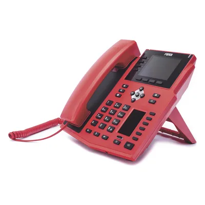 Teléfono IP Empresarial con Estándares Europeos, 16 lineas SIP con pantalla LCD de 3.5" a color, 6 teclas DSS/BLF, puertos Gigabit, IPv6, Opus y conferencia de 3 vías, PoE/DC (incluye fuente).