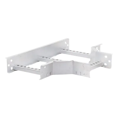 Derivación T Horizontal / Perfil Z / Peralte 3 1/4" / Ancho 9" / Radio de Curvatura 8" / Aluminio / Incluye Tornillería