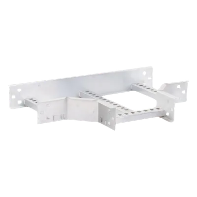 Derivación T Horizontal / Perfil Z / Peralte 3 1/4" / Ancho 9" / Radio de Curvatura 8" / Aluminio / Incluye Tornillería