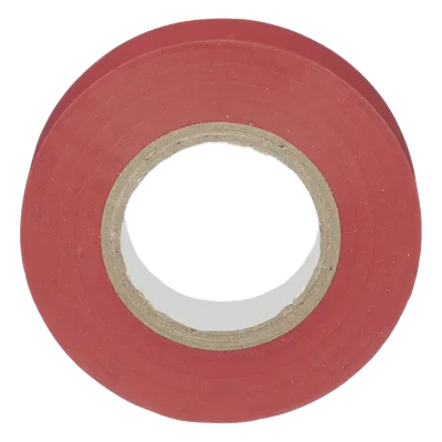 Cinta Aislante Eléctrica / PVC 0.18 mm / 19 mm Ancho / 20.12 m (66 ft) Largo / 600V / -10°C a 80°C / Rojo