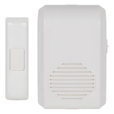 Timbre Inalámbrico / Alcance 150 m (492.1 ft) / 10 Tonos / Receptor Incluido / 120 VCA / Sin Cableado