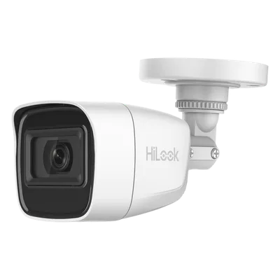 Cámara Bala TURBOHD / 2 Megapixel 1080p / Gran Angular 106.4° / IR EXIR 30 m (98.4 ft) / Audio por Coaxitron / IP66 / 4 Tecnologías