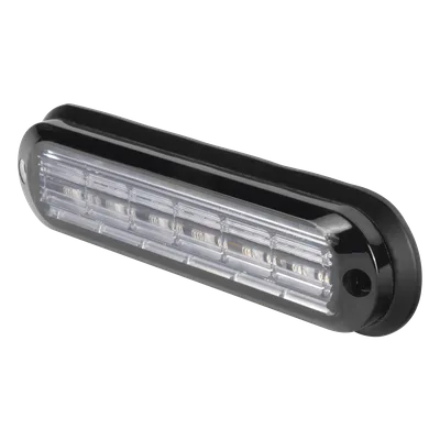 Luz Auxiliar Ultra Brillante / IP67 / 6 LEDs 3W / 12 Patrones / 142.6×36×14 mm / 0.47×0.12×0.05 ft