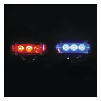 Luz Frontal Ultra Brillante para Motocicleta / 9 LED 3W / 10-30 VCC / IP66 / 64-104 cm (2.1-3.4 ft) / Ámbar