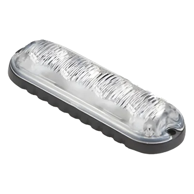 Luz Auxiliar para Motocicletas / 4 LEDs Ultra Brillantes / Ámbar / 12-24 VCC / 0.7 A / Policarbonato Resistente a Impactos