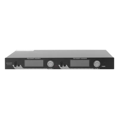 Sistema de Microfonía Inalámbrico UHF / 2 Micrófonos de Mano / 200 Canales / Alcance 100 m (328 ft) / Frecuencia 640-857 MHz / Batería 10-15 Horas