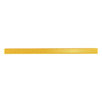 Canaleta Ranurada para Fibra Óptica / 4 in Ancho x 4 in Alto / 1828.8 mm Largo / PVC Rígido / Color Amarillo / UL 2024a