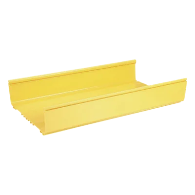 Canaleta para Fibra Óptica / PVC Rígido UL 94V-0 / 12x4 in / 1.8 m (5.9 ft) / Capacidad 773 Cables / QuikLock / Amarillo