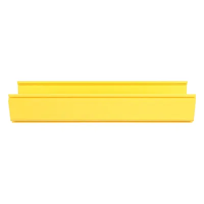 Canaleta FiberRunner™ 6X4, de PVC Rígido, Color Amarillo, 1.8 m de Largo
