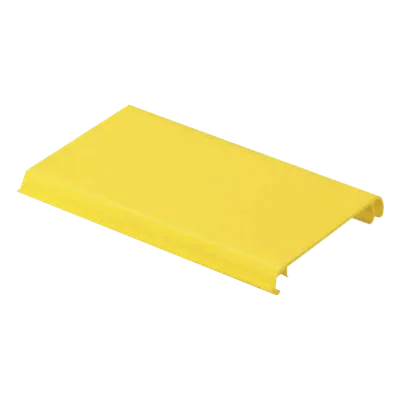Tapa con Bisagra a Presión para Canaleta / Sistema 4x4 / PVC Rígido / Flamabilidad 94V-0 / 1.8 m (5.9 ft) / Amarillo