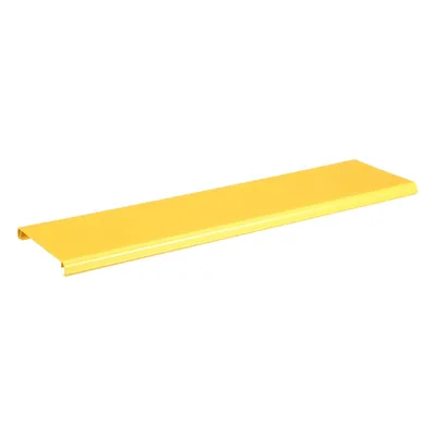 Tapa Con Bisagra a Presión Para Canaleta FiberRunner™ FR6X4YL6, de PVC Rígido, Color Amarillo, 1.8 m de Largo
