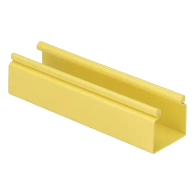 Canaleta para Cableado / 2x2 Pulgadas / 1.8 m (6 ft) / PVC Rígido 94V-0 / QuikLock / Sin Tapa / Amarillo