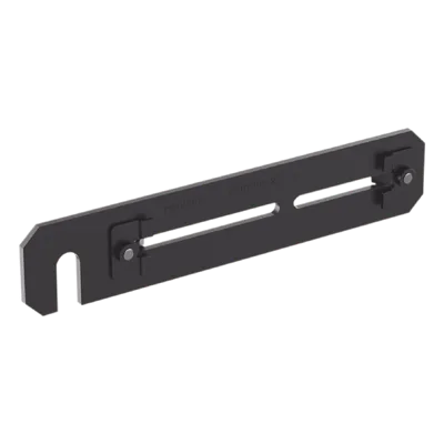 Soporte de Montaje a Techo / Canaletas FiberRunner 4x4 y 6x4 / Varilla Roscada 1/2" / Acero Negro
