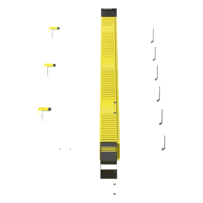 Kit de Administrador de Cables Vertical / Canaleta 4x4 / Altura 1828.8 mm (6 ft) / ABS Libre de Halógenos / Capacidad 2824 Cables de Fibra