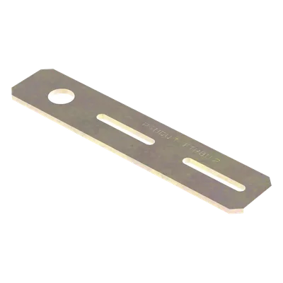 Soporte de Montaje a Techo / Canaleta FiberRunner 2x2 y 4x4 / Varilla Roscada 1/2" / Acero Negro / 152.4 mm (6 in) Ancho