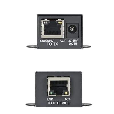 Extensor PoE/PoE+ / 10/100 Mbps / Alcance 610 m (2000 ft) / Cat5e o Cat6 / IEEE 802.3af/at / -40°C a 70°C