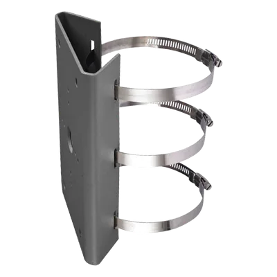 Montaje para Poste Vertical / Diámetro 400-600 mm / Acero Galvanizado SUS304 / 250x127x46 mm / 1.6 kg / Plateado