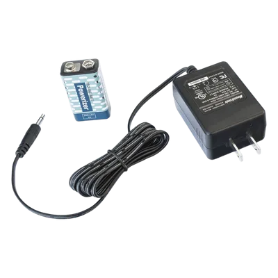 Cargador y Batería Recargable / 9 Vcc / Salida Dual 2x 9V 16 mA / Alimentación 120 Vca / Detector Portátil