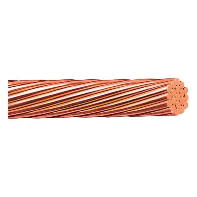 Cable Eléctrico de Cobre Desnudo / Calibre 2/0 AWG / 19 Hilos / 100 m (328 pies) / 360 A / 67.43 mm²