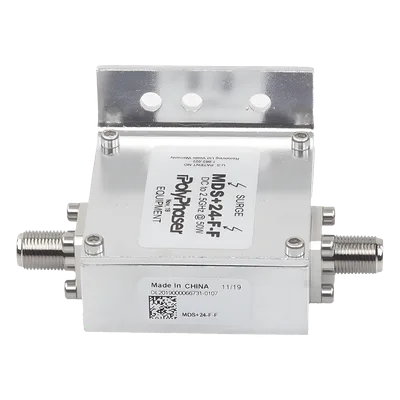 Protector RF Coaxial / 75 Ohm / +24VDC / F Hembra / 300 MHz - 2.5 GHz / 50W