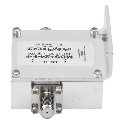 Protector RF Coaxial / 75 Ohm / +24VDC / F Hembra / 300 MHz - 2.5 GHz / 50W