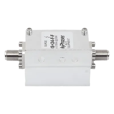 Protector RF Coaxial / 75 Ohm / +24VDC / F Hembra / 300 MHz - 2.5 GHz / 50W