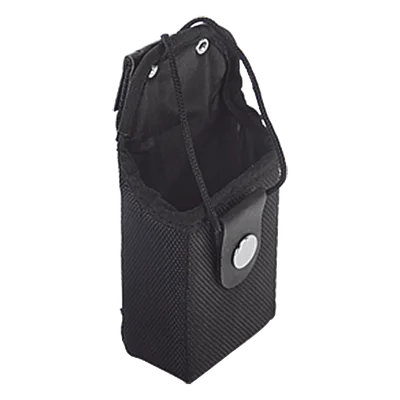 Funda de Nylon Reforzada para Radio / Broche Frontal / Forro de Vinilo Resistente a Baterías / Zona Abierta PTT y Audio / 58 x 85 x 37 mm