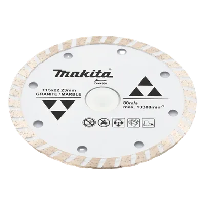 Disco de Diamante Turbo / 4 1/2" / Eje 7/8" / Espesor 1.8 mm / Uso en Seco / Granito, Mármol y Concreto
