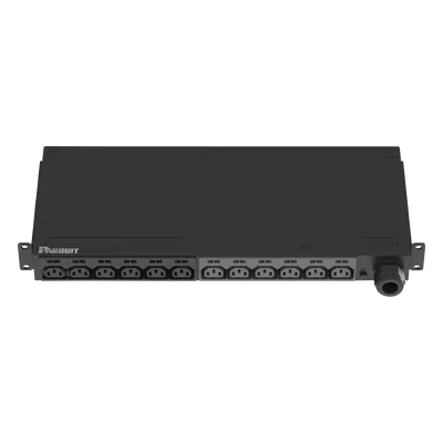 PDU Básico para Rack / 12 Contactos C13 / NEMA L6-30P / 30A 208Vca / Horizontal 1UR / Cable 3 m (9.8 ft)