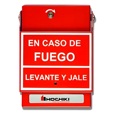 Estación de Jalón Convencional / Doble Acción / Contactos N/O 10 A a 120 VCA / Carcasa Metálica de Fundición / Texto en Español / Rango de Temperatura -35 °C a 66 °C (-31 °F a 150.8 °F)