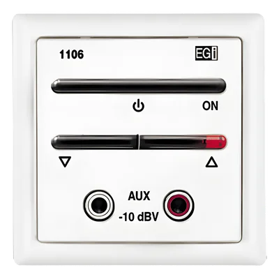 Módulo de Entrada de Audio Auxiliar / Regulador de Volumen / Compresor de Señal / Auto-mezclable 5 Unidades / 15 VDC / 1.25 W RMS