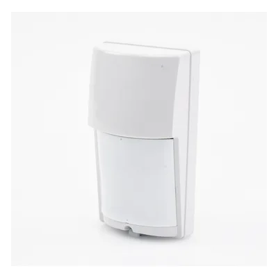 Sensor PIR / Interior y Exterior / Cobertura 12 x 15 m (39.4 x 49.2 ft) / Alámbrico / Doble Blindaje / Selector Día/Noche