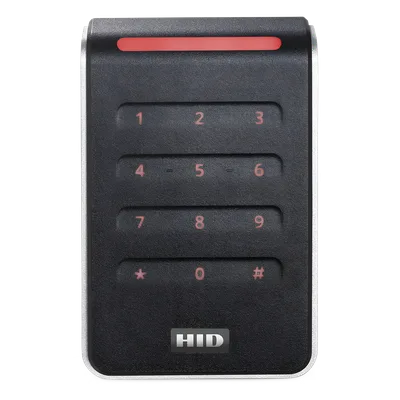 Lector de Control de Acceso / Teclado Capacitivo 2x6 / Multitecnología SEOS / Wiegand y OSDP / 3.16 x 4.79 x 0.85 pulgadas / 12 VCC
