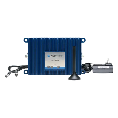Amplificador Celular IoT/M2M / 5 Bandas / Ganancia 15 dB / Potencia Enlace Ascendente 25 dBm / Conexión Directa SMA / Diseño Compacto